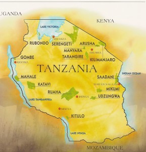 Tanzania-map